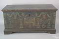 Lebanon County Pennsylvania painted poplar dower chest dated 1784