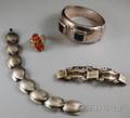 Four Sterling Silver Jewelry Items