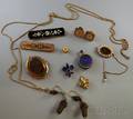 Group of Hairwork and Other Victorian Jewelry