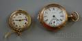 Two Small 14kt Gold Watches