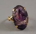 14kt Gold and Amethyst Ring