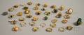 Large Group of Mostly Paste and Gemset Costume Rings