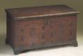 Lebanon County Pennsylvania painted poplar diminutive dower chest ca 1800