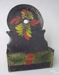 Pennsylvania tole hanging match holder
