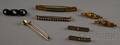 Eight Antique 14kt Gold Lingerie and Bar Pins