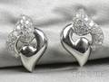 Platinum and Diamond Nuvole Earclips Bulgari