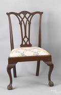 Philadelphia Chippendale mahogany dining chair ca 1775