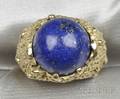 18kt Gold and Lapis Ring