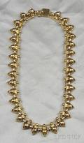 14kt Gold Fringe Necklace