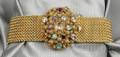 Antique Gold Gemset Bracelet