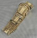 14kt Gold and Enamel Buckle Wristwatch Hamilton
