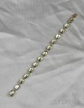 Antique 14kt Gold and Paste Bracelet