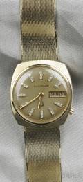14kt Gold and Diamond Accutron Wristwatch Bulova