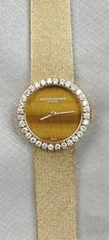 Ladys 18kt Gold and Diamond Wristwatch Vacheron  Constantin