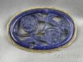 Arts  Crafts Lapis Brooch