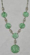 14kt Gold and Jadeite Necklace