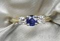 18kt Gold Platinum Sapphire and Diamond Ring Tiffany  Co