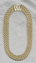 18kt Gold and Diamond Necklace Cartier France