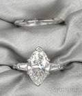 Platinum and Diamond Solitaire Tiffany  Co