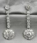 Platinum and Diamond Earpendants