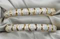 Two 18kt Gold and Diamond Bracelets