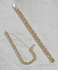 Two 14kt Gold Bracelets