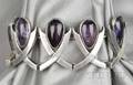 Silver and Amethyst Bracelet Antonio Pineda