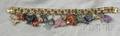 14kt Gold and Hardstone Charm Bracelet