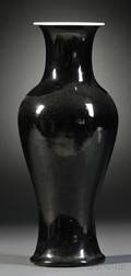 Mirror Black Vase