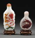 Two Cameo Snuff Bottles