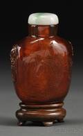 Amber Snuff Bottle