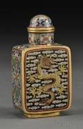 Cloisonne Enameled Snuff Bottle