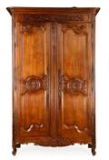 Normandy French Oak Matrimonial Armoire 19th C