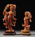 Two Agate Figures