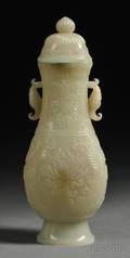 Jade Covered Vase