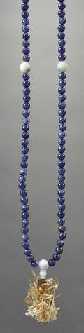 Lapis and Jade Rosary