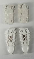 Two Pairs of Jade Clips