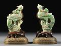Pair of Jade Birds