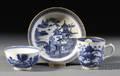 Three Blue and White Porcelain Items