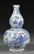 Blue and White Doublegourd Vase