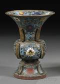 Cloisonne Enameled Zun