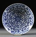 Blue and White Plate