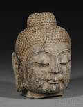 Stone Head of Buddha