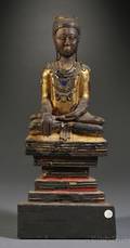 Giltwood Buddha