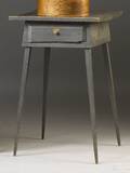 Maine painted pine splay leg stand 19th c