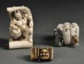 Three Ivory Netsuke