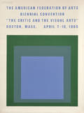 Josef Albers American 18881976 The Critic and the Visual Arts