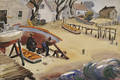Henry Martin Gasser American 19091981 The Boatyard