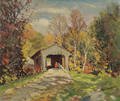Antonio Cirino American 18891983 Montgomerys Covered Bridge Vermont
