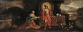Manner of Andrea Schiavone Italian c 15001563 Noli Me Tangere